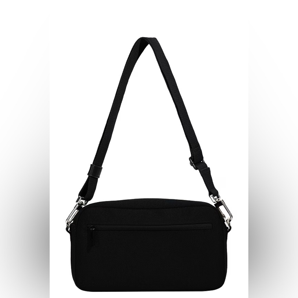 BEIS Sleek Black Crossbody Bag - Picture 3 of 6